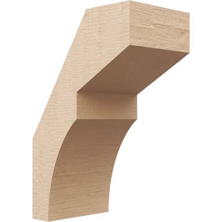 Ekena Millwork 5-inch W x 8-inch D x 12-inch H Monterey Rough Cedar Woodgrain TimberThane Knee Brace, Primed BRCUR05X08X12MONRCPR